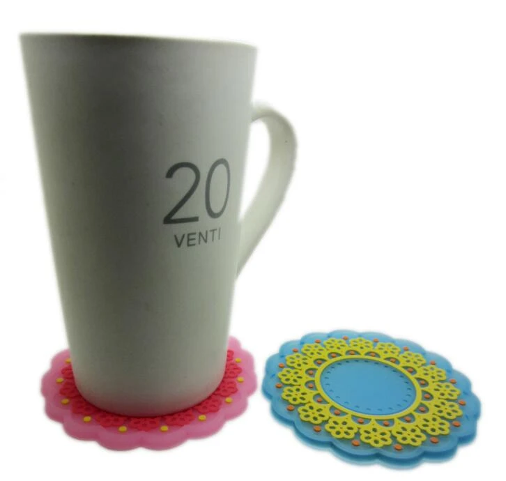 PVC Drinks Mat Sweet Retro Hollow Coasters