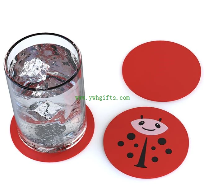 Free Sample Pvc Silicone Coaster Cup Mat Free Sample Pvc Silicone Coaster Cup Mat