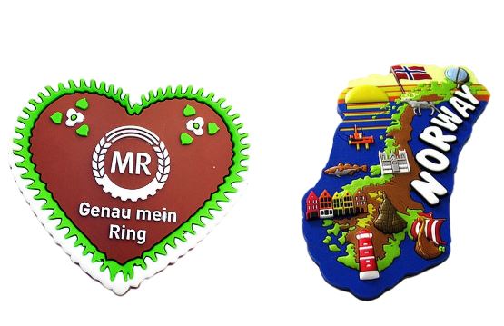 silicone rubber 3D PVC fridge magnet silicone rubber 3D PVC fridge magnet