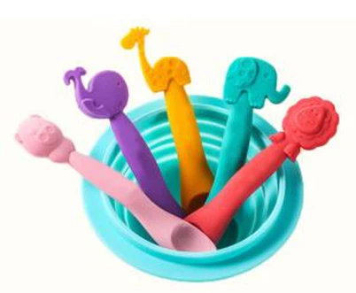 Meilleure cuillère pour bébé en silicone pour l’alimentation