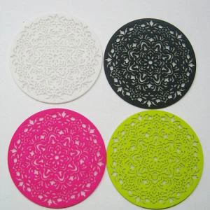 Sous-verre en PVC non toxique