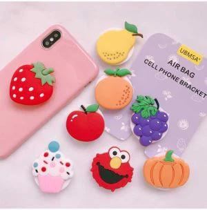 Popsockets mignons imprimés pour étuis en silicone