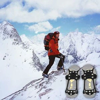 Couvre-chaussures en silicone antidérapant pour crampons d'escalade