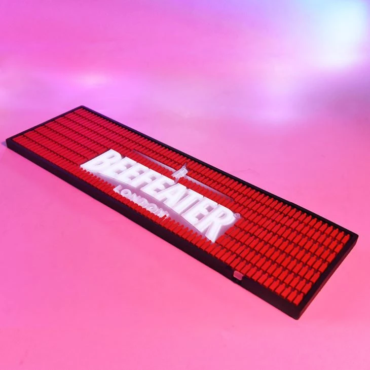 Brand Logo LED Beer Drink Bar Mat