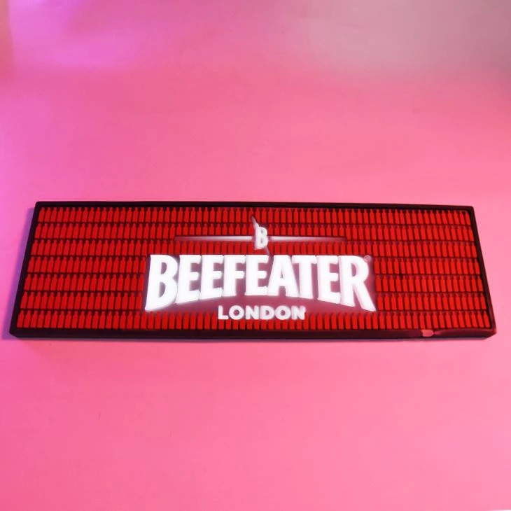 Brand Logo LED Beer Drink Bar Mat