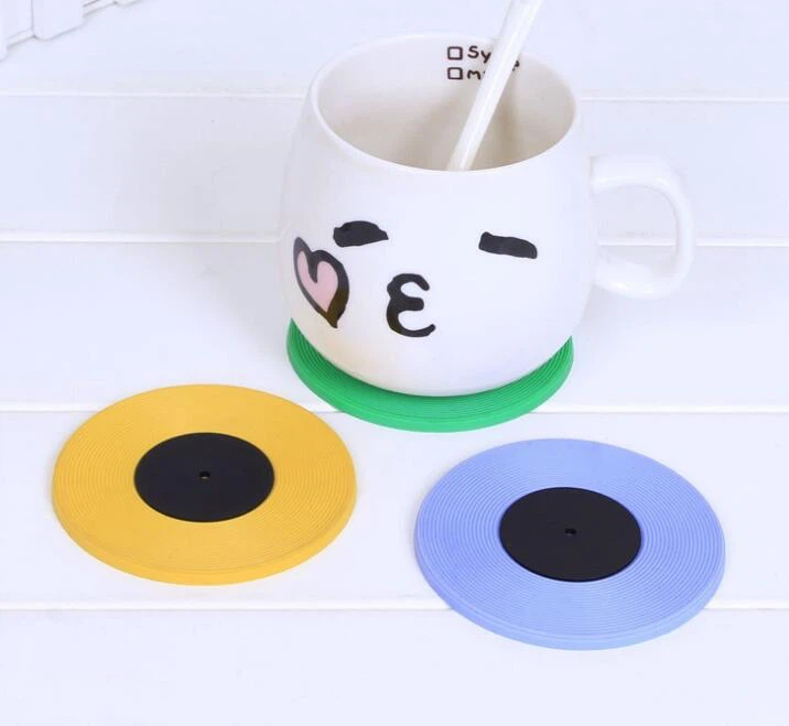 Design Silicone Coaster Snow Flower Shape Coasters