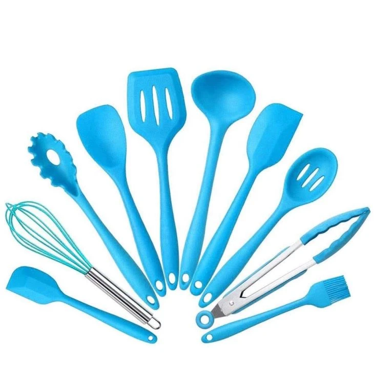Ensembles d'ustensiles de cuisine en silicone de haute qualité