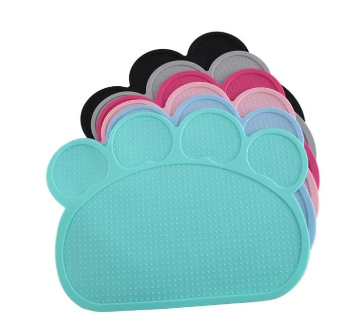 Nouveau napperon de vaisselle en silicone napperon en silicone facile à nettoyer pour les enfants
