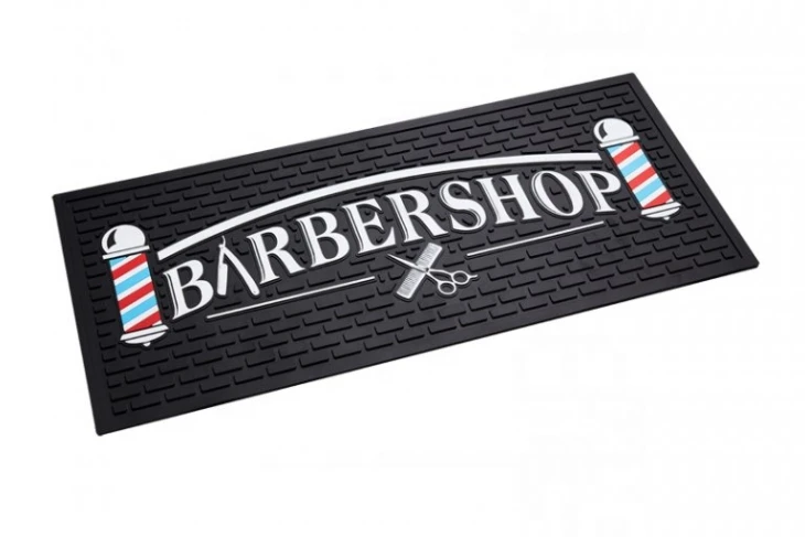 PVC Barber Countertop Station Mats
