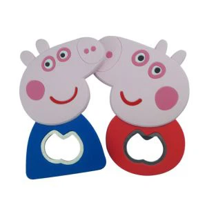 Cadeaux publicitaires Peppa Pig Ouvreurs en PVC