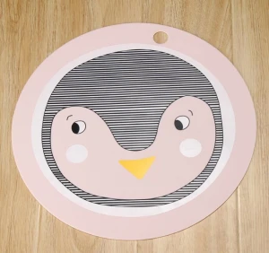 Set de table en silicone pour enfants Lion Animal pour le dîner