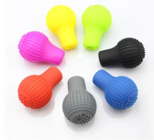 Couvercle de bouton de tête en silicone de décoration durable Handbrak universel