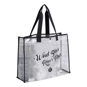 Grand sac de plage de rangement en PVC avec logo personnalisé