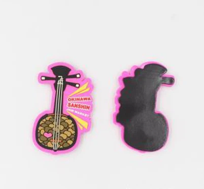 Aimant de réfrigérateur en PVC Landmark 3D Character Souvenir