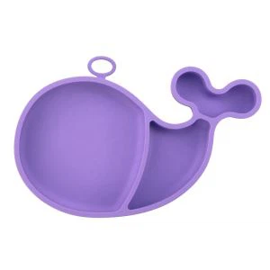 Tapis de table en silicone en forme de baleine pour enfants