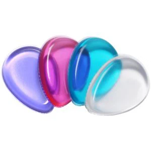 Bouffée de silicone éponge de maquillage lavable