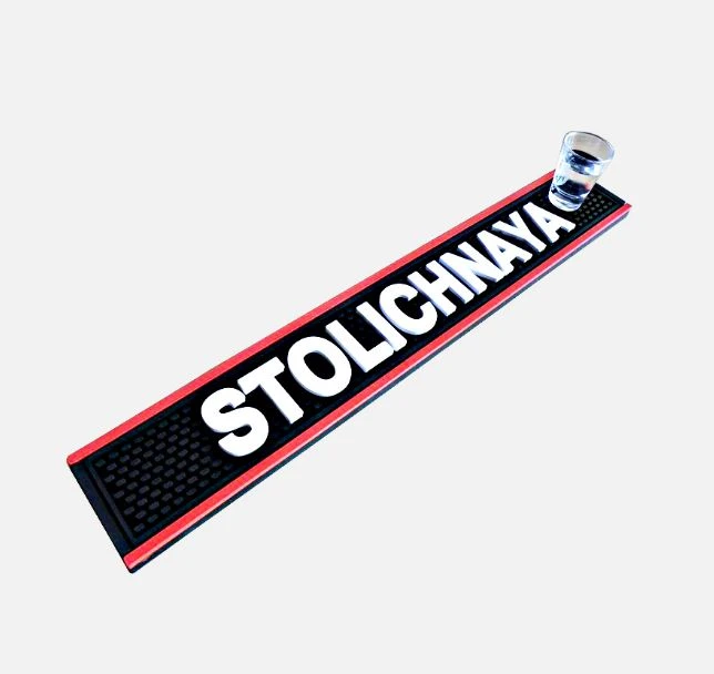 Anti-slip Mat Drinking Pvc Rubber Bar Mat
