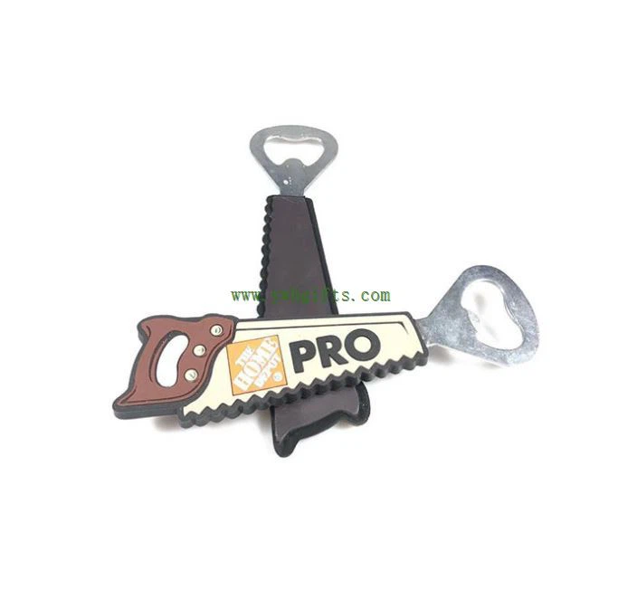 Cartoon 3D Soft Pvc Bottle Opener Cute Fridge Magnet