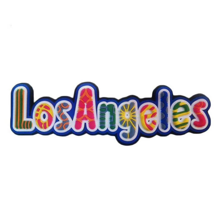 Region Tourist Souvenir 3D Raised Design PVC Fridge Magnets