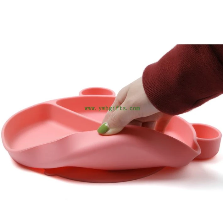 Silicone Children Bowl Plate Table Kids Place Mats Food Bowl