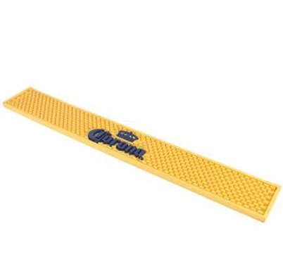 Tapis de rail d'égouttement de tapis de barre en caoutchouc souple de PVC d'accessoires de barre
