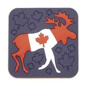 Canada Souvenir Silicone 3D Cartoon Magnétique Réfrigérateur Aimants