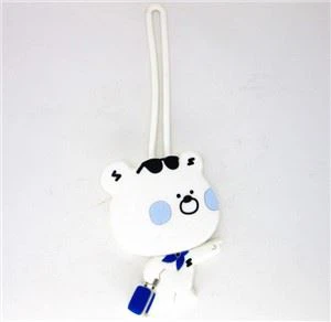 Cartoon 3D Soft Silicone Baggage Luggage Tags Character Tags