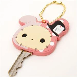 Nouveau porte-clés de couverture de clé en PVC de conception