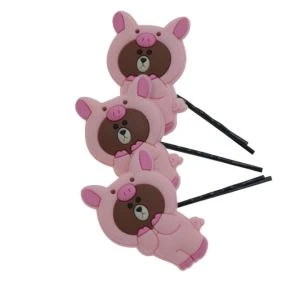 Pinces à cheveux en PVC Cartoon