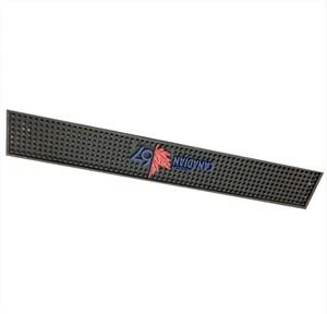 Tapis de barre d'égouttement de tapis de boisson de bière en caoutchouc de PVC souple Barmat