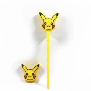 Capuchon de stylo de personnage de dessin animé en PVC souple 3d Pen Topper