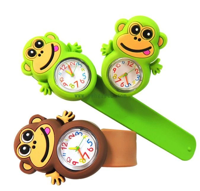 Fashion New Silicone Cartoon Slap Watch Kid Wrist Watch