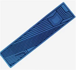 Tapis d'égouttement de rail de déversement en caoutchouc de tapis de barre de PVC souple de lumière LED