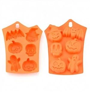 Nouveau moule 3D antiadhésive de plateau de gâteau d’Halloween de silicone