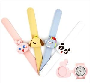 Nouvelle montre fashion led kids silicone slap wrist watch