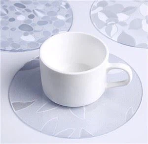 PVC Cup Dink Coasters Silicone Slip Insulation Pad Rubber Drink Holder