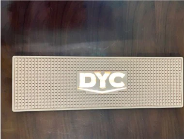 Accessoires de bar Tapis de bar à bière en PVC en caoutchouc antidérapant