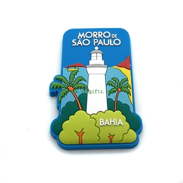 Custom Souvenir Soft PVC Rubber Fridge Magnets factory